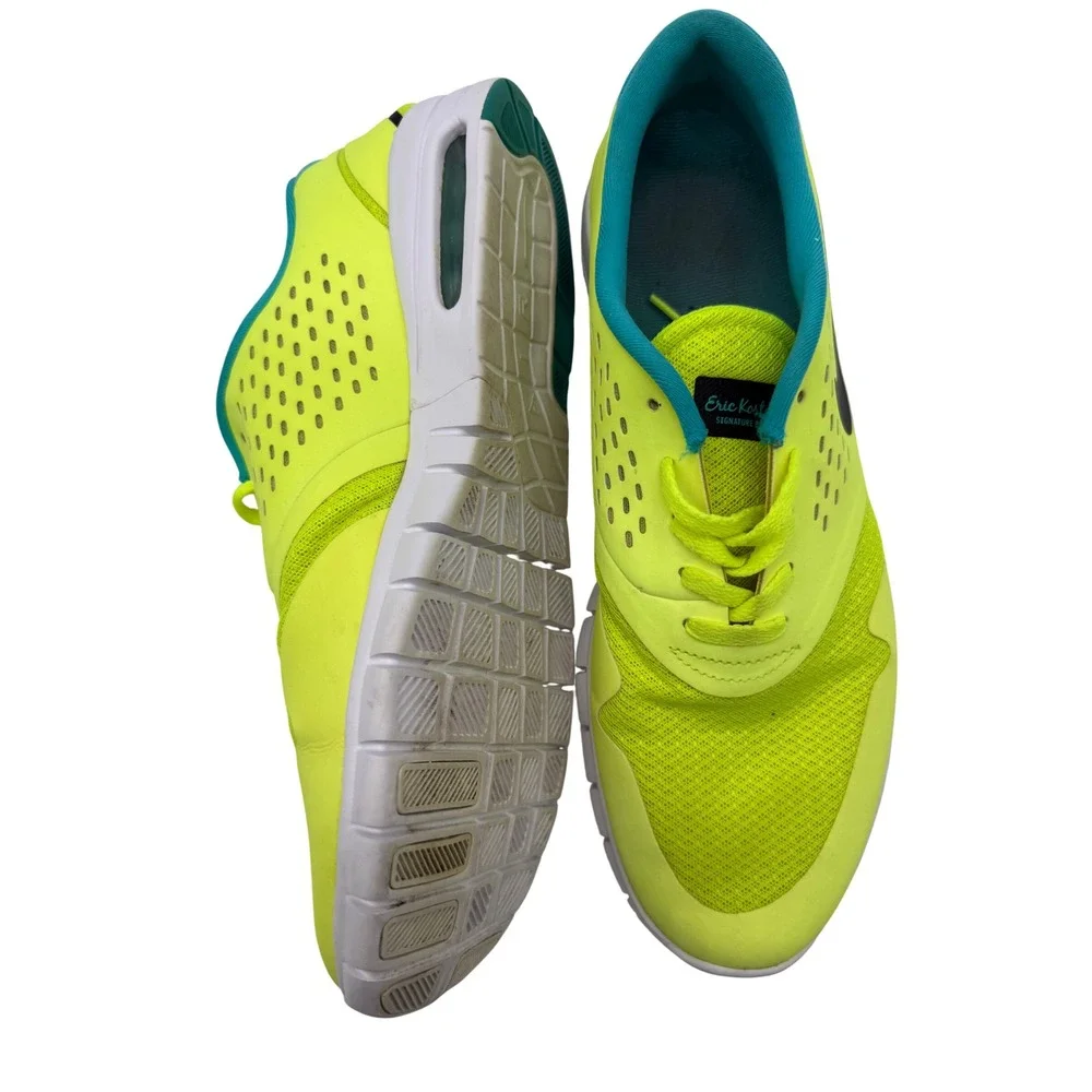 Nike SB Eric Koston 2 Max Mens 11 Volt Yellow Excellent Skateboarding 631047-703